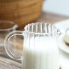 CHOOLD Glass Creamer Elegant Wave Design Heat Resistant-2