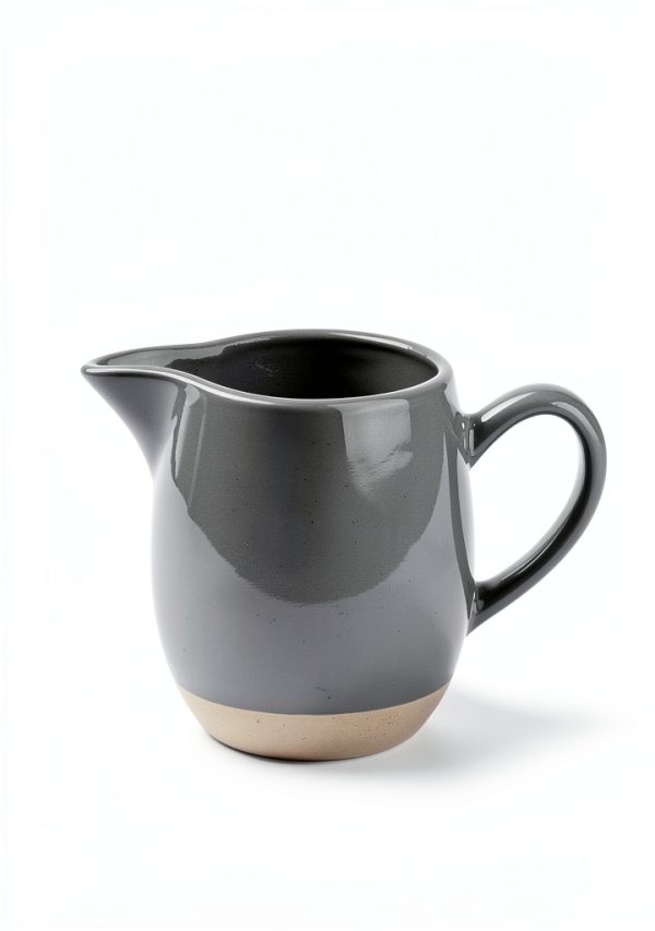Famiware Stoneware Creamer Pitcher Dishwasher Safe 13 Ounce-1