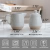 Famiware Cream Sugar Set Stoneware Microwave Safe Kitchen-3