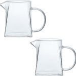 CHOOLD Glass Creamer Borosilicate Square Bottom Modern-0