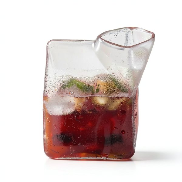 WUWEOT Glass Creamer Cups Clear Durable 12 Ounce Set-2