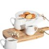 CHOOLD Ceramic Creamer White 2 PCS Drip Free Spout-7