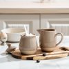 Famiware Cream Sugar Set Stoneware Microwave Dishwasher Safe-1
