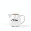 ONTUBE Ceramic Creamer Pitcher White 12 oz Kitchen Dining-3