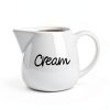 ONTUBE Ceramic Creamer Pitcher White 12 oz Kitchen Dining-2