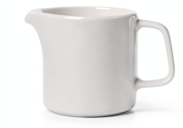 ONTUBE Ceramic Creamer 10oz White Heat Resistant Kitchen-0