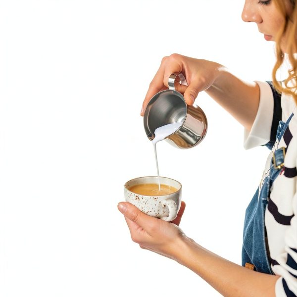 Honeydak Stainless Steel Creamer Set Modern Silver Design-3