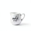 ONTUBE Ceramic Creamer White 12oz Elegant Design-7