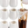 JJYHEHOT Mini Milk Jug Ceramic Creamer 50ml White-0