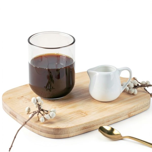 CHOOLD Ceramic Creamer Drip Free Spout Compact Kitchen-5