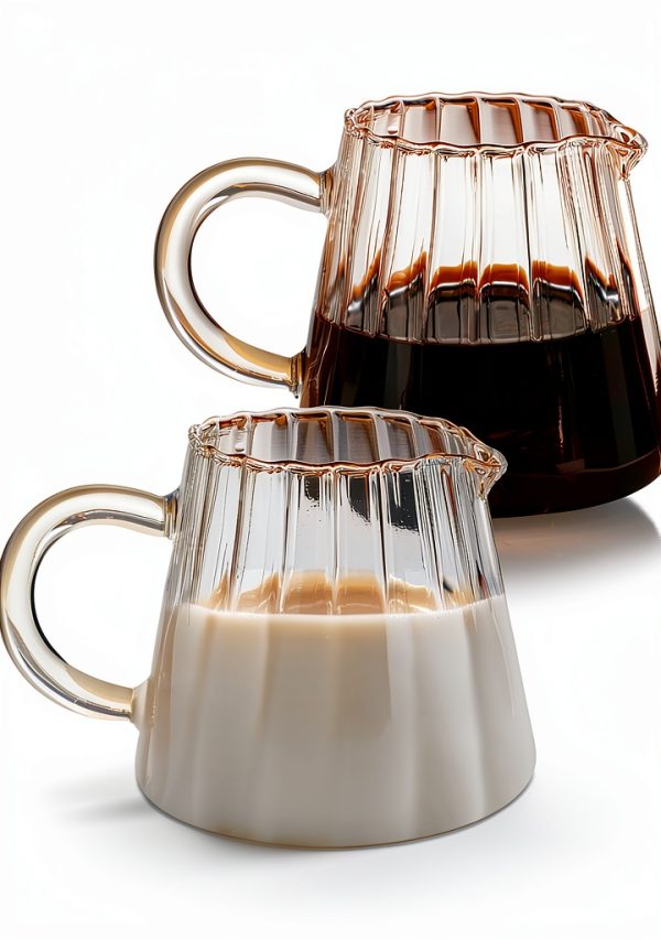 Loscarol Glass Pitcher Heat Resistant Creamer Kitchenware-0