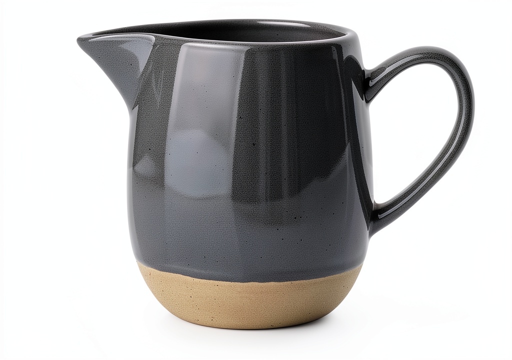 Famiware creamer pitcher on a kitchen counter with coffee accessories