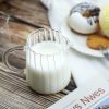 CHOOLD Glass Creamer Elegant Wave Design Heat Resistant-3