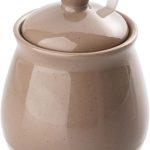 Famiware Sugar Bowl Stoneware Modern Design Kitchen Dining-0