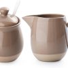Famiware Cream Sugar Set Stoneware Microwave Dishwasher Safe-0