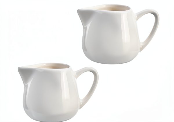 CHOOLD Ceramic Creamer Drip Free Spout Compact Kitchen-0