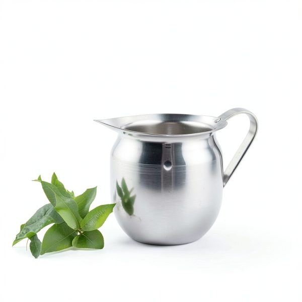 Winco Stainless Steel Bell Creamer 8 oz Dishwasher Safe-2