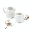 CHOOLD Ceramic Creamer White 2 PCS Drip Free Spout-5