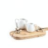 CHOOLD Ceramic Creamer White 2 PCS Drip Free Spout-6