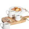 CHOOLD Ceramic Creamer Drip Free Spout Compact Kitchen-7