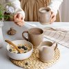Famiware Cream Sugar Set Stoneware Microwave Dishwasher Safe-4