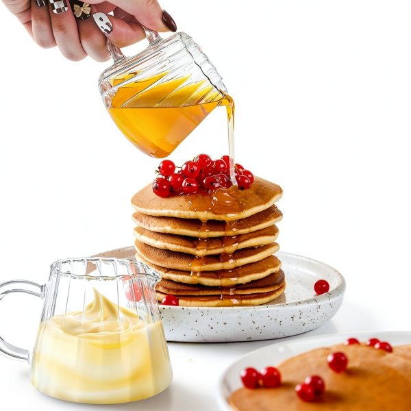 Loscarol Glass Pitcher Heat Resistant Creamer Kitchenware-3