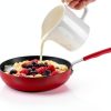 ONTUBE Ceramic Creamer 10oz White Heat Resistant Kitchen-1