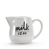 ONTUBE Ceramic Creamer White 12oz Elegant Design-3