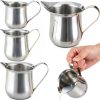 Honeydak Stainless Steel Creamer Set Modern Silver Design-0