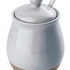 Famiware Sugar Bowl Stoneware Modern Design Dishwasher Safe-0