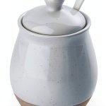 Famiware Sugar Bowl Stoneware Modern Design Dishwasher Safe-0