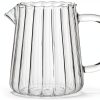 CHOOLD Crystal Glass Creamer Wave Design Dishwasher Safe-0