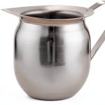 Winco Stainless Steel Bell Creamer 8 oz Dishwasher Safe-0