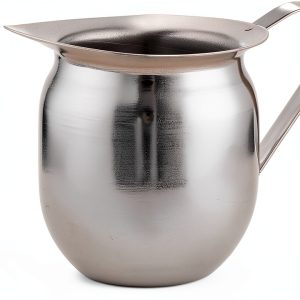Winco Stainless Steel Bell Creamer 8 oz Dishwasher Safe-0