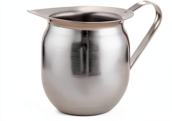 Winco Stainless Steel Bell Creamer 8 oz Dishwasher Safe-0