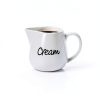 ONTUBE Ceramic Creamer Pitcher White 12 oz Kitchen Dining-4
