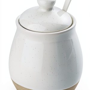 Famiware Sugar Bowl Stoneware Contemporary Design Kitchen-0