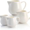 CHOOLD Ceramic Creamer White 2 PCS Drip Free Spout-8