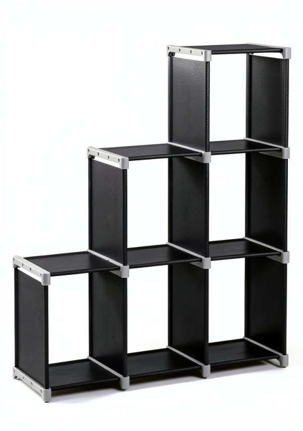 SONGMICS Black Storage Shelf 6‑Cube Organizer-2