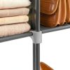 SONGMICS Black Storage Shelf 6‑Cube Organizer-7