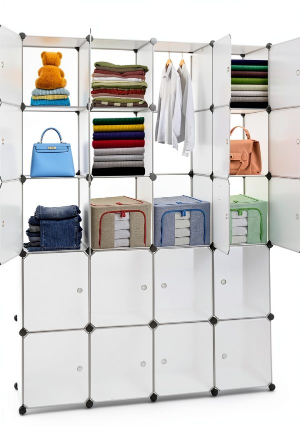 amopacorp Stackable Storage Cubes Office Product-0