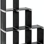 SONGMICS Black Storage Shelf 6‑Cube Organizer-0