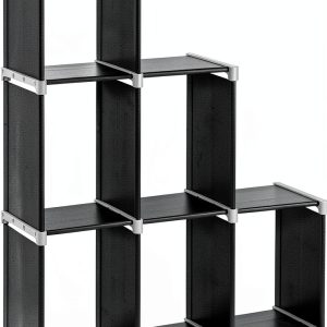 SONGMICS Black Storage Shelf 6‑Cube Organizer-0
