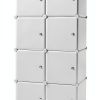 myoihomora 8 Cube Storage Organizer White-6