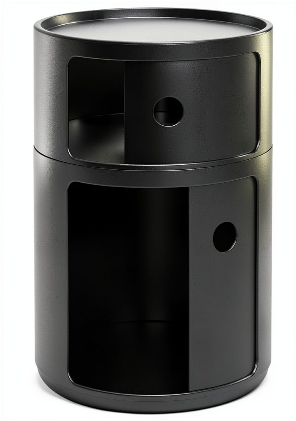 Modway Office Storage Cabinet Black Plastic-1