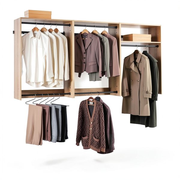 Walk-In Closet Prosper Modular Oak Storage-1