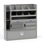 Adrian Steel Modular Storage Gray 42x46.5-0