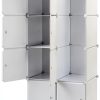 myoihomora 8 Cube Storage Organizer White-8
