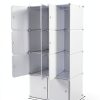 myoihomora 8 Cube Storage Organizer White-2