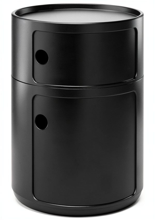 Modway Office Storage Cabinet Black Plastic-2